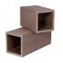 POLIVAN Столб опорный 3D WOOD (125*125), цвет СВЕТЛО-КОРИЧНЕВЫЙ